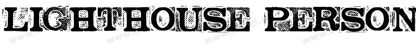 Lighthouse Personal字体转换